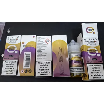 Cartuccia elettronica per sigarette «NIC SALT, POWERWS BY ELFBAR» (ELFLIQ)