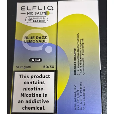 Cartuccia elettronica per sigarette «NIC SALT, POWERWS BY ELFBAR» (ELFLIQ)
