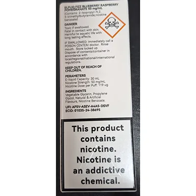 Cartuccia elettronica per sigarette «NIC SALT, POWERWS BY ELFBAR» — foto 3 dell'alert SR/01030/26