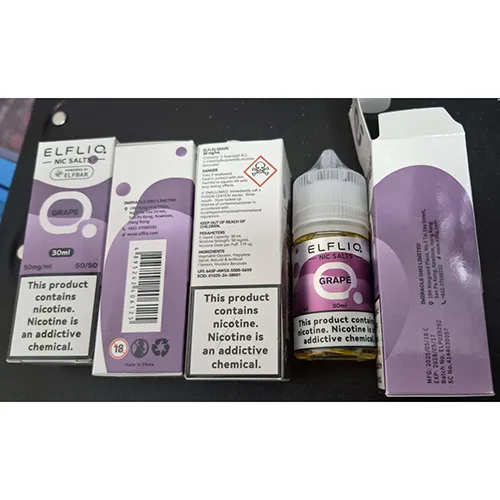 Cartuccia elettronica per sigarette «NIC SALT, POWERWS BY ELFBAR» (ELFLIQ)