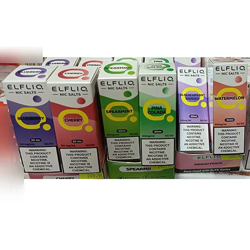 Cartuccia elettronica per sigarette «NIC SALTS, E-liquid» (ELFLIQ)