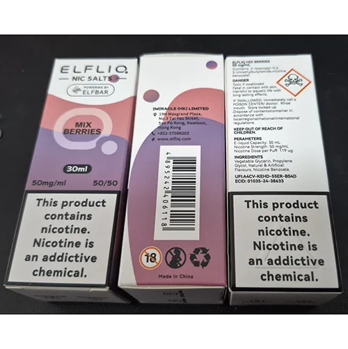 Cartuccia elettronica per sigarette «NIC SALTS» — foto 2 dell'alert SR/01112/26