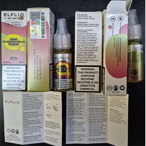 Cartuccia elettronica per sigarette «NIC SALTS» (ELFLIQ)