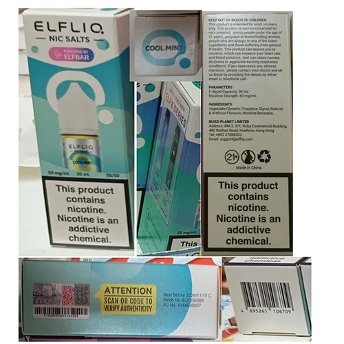Ricarica per sigarette elettroniche «NIC SALTS POWER BY ELFBAR» — foto 3 dell'alert SR/00109/26