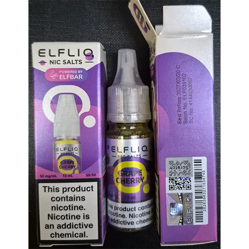 Cartuccia elettronica per sigarette «NIC SALTS, POWERED BY ELFBAR» (ELFLIQ)