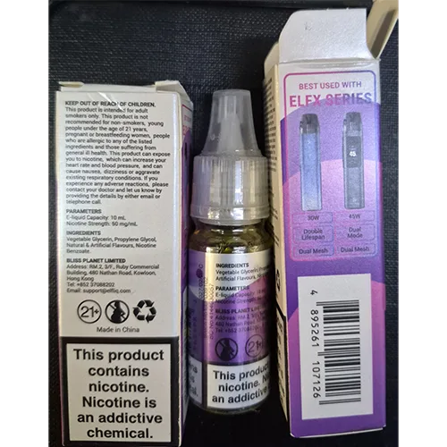 Cartuccia elettronica per sigarette «NIC SALTS, POWERED BY ELFBAR» — foto 2 dell'alert SR/01655/26