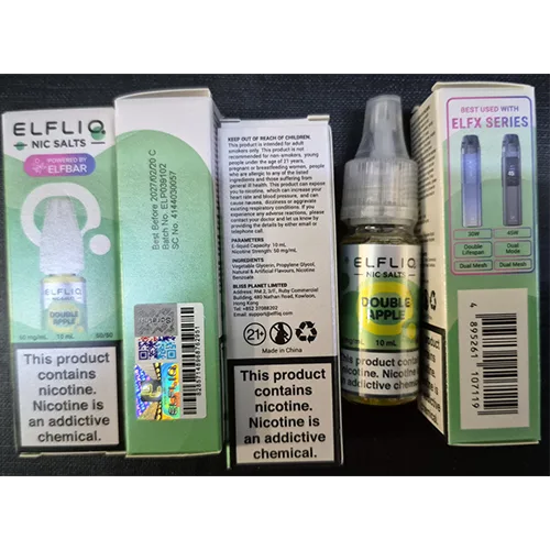 Cartuccia elettronica per sigarette «NIC SALTS, POWERED BY ELFBAR» (ELFLIQ)