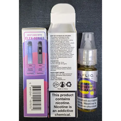 Cartuccia elettronica per sigarette «NIC SALTS, POWERED BY ELFBAR» — foto 2 dell'alert SR/01662/26