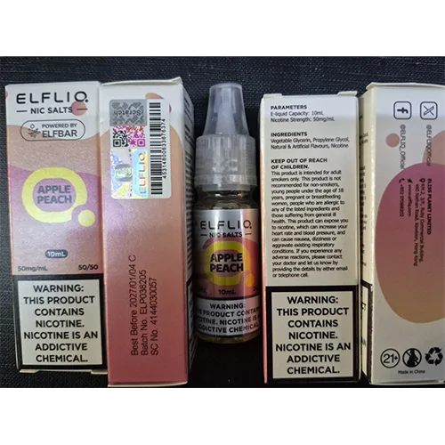 Cartuccia elettronica per sigarette «NIC SALTS, POWERED BY ELFBAR» (ELFLIQ)
