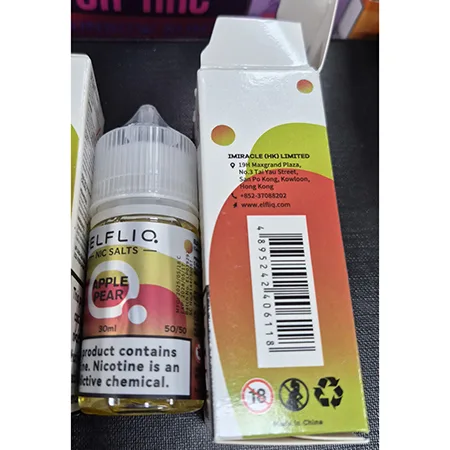Cartuccia elettronica per sigarette «NIC SALTS, POWERWS BY ELFBAR» — foto 2 dell'alert SR/01182/26