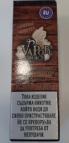 Liquido per sigarette elettroniche «Nicotine booster» (Vapor`s choice)