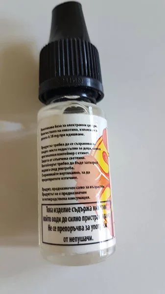 Liquido per sigarette elettroniche «NICOTINE SHOT VG 50/50PG SHOT» — foto 3 dell'alert A12/00655/22
