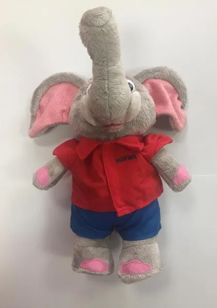 Giocattolo morbido «Nilfisk Nile Toy Elephant» (Ibsens - Bamsefabrikken)