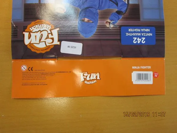 Costume da sposa per bambini «NINJA FIGHTER» — foto 2 dell'alert A12/0551/19