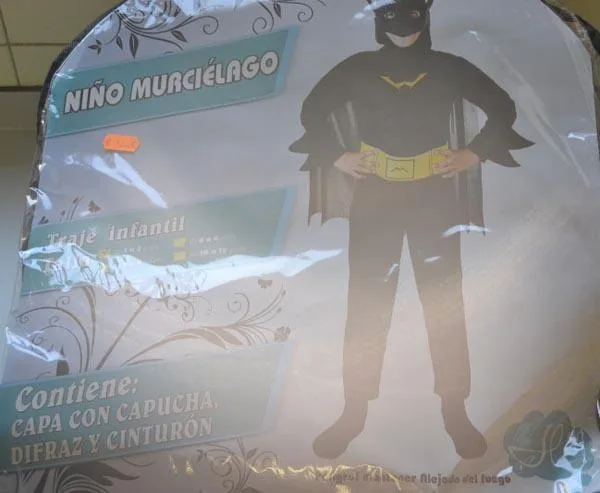 Costume di fantasia-vestito «Niño Murciélago ('Bat child')» (Hm)