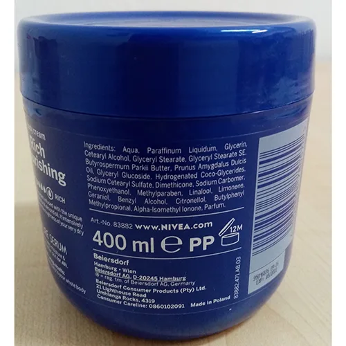 Crema per il corpo «Nivea Rich Nourishing body cream» — foto 3 dell'alert A12/02728/24