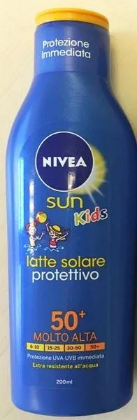 Crema solare per bambini «Nivea Sun Kids» — foto 2 dell'alert A12/0745/16