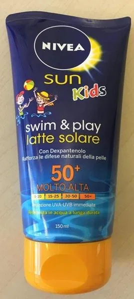 Crema solare per bambini «Nivea Sun Kids» — foto 3 dell'alert A12/0745/16