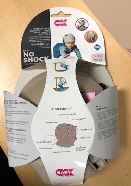 Protezione della testa dei bambini «No Shock the protection helmet» — foto 2 dell'alert A12/00040/22