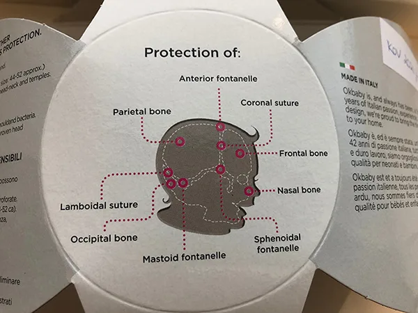 Protezione della testa dei bambini «No Shock the protection helmet» — foto 3 dell'alert A12/00040/22