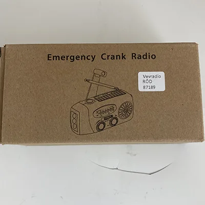 Radio a manovella di emergenza «Nödradio» — foto 2 dell'alert A12/01124/24