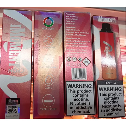Sigaretta elettronica monouso «NORD 10000 PUFFS, NICOTINE: 2 %, 20 ml» — foto 2 dell'alert A12/01443/24