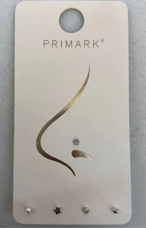Borchie piercing «Nose Piercing 5pk (white)» (Primark)