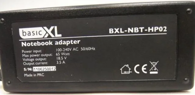 Alimentazione elettrica «Notebook adapter» — foto 3 dell'alert A12/0272/13
