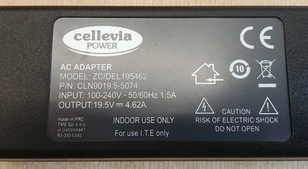 Adattatore di alimentazione «Notebook power adapter» — foto 4 dell'alert A12/00204/22