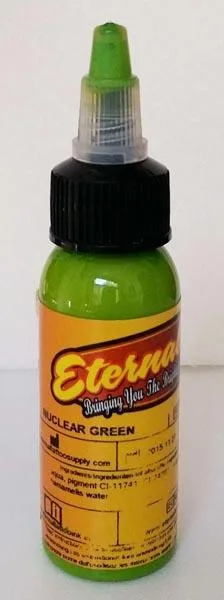 Inchiostro del tatuaggio «NUCLEAR GREEN» (Eternal Ink)