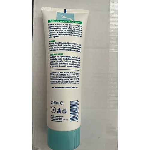 Gel per capelli «Nuovo gel LIBERA E BELLA» — foto 2 dell'alert A12/01208/24