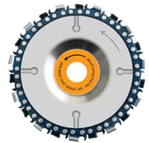 Lama circolare della sega «oba woodcut chain washer for 4 or 4-1 / 2 angle gr»