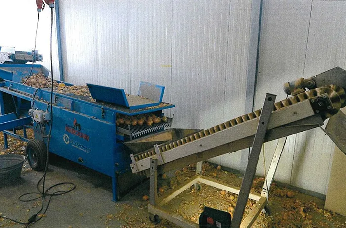 Taglierina dell'elica di cipolla «Obcinarka śmigłowa do cebuli M650» (Krukowiak)