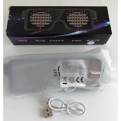 Occhiali con luce a LED — foto 2 dell'alert A12/00432/24