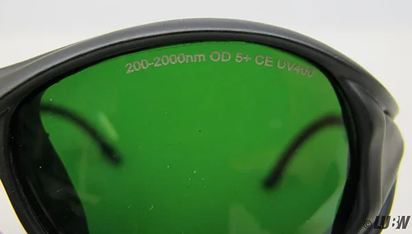 Occhiali di sicurezza laser — foto 2 dell'alert A12/01560/21