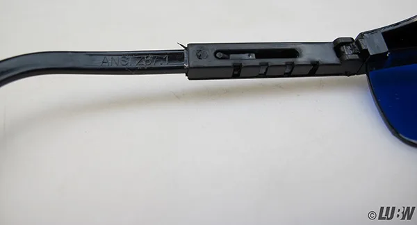 Occhiali di sicurezza laser — foto 2 dell'alert A12/01535/21