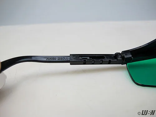 Occhiali di sicurezza laser — foto 2 dell'alert A12/01534/21