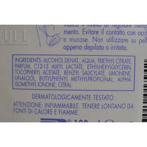 Deodorant «Oceano» — foto 3 dell'alert SR/01170/25
