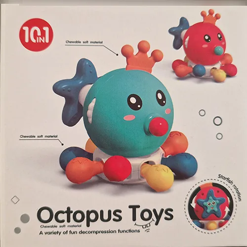 Giocattolo sensoriale «Octopus sensory toy for babies» (IKONKA)