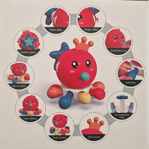 Giocattolo sensoriale «Octopus sensory toy for babies» — foto 4 dell'alert SR/02661/26