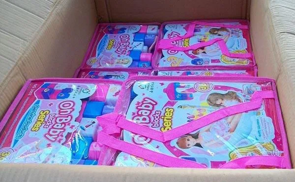 Set di bambole di plastica «Oh Baby Blocks Series» (JARDLY)