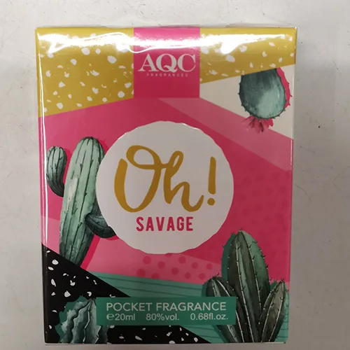 Eau de toilette «Oh! SAVAGE POCKET FRAGRANCE» — foto 1 dell'alert SR/00308/26