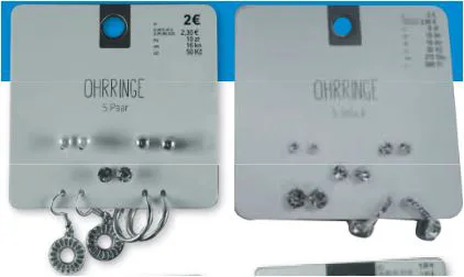 Orecchini/Orecchini «Ohrringe 5 Paar» (Tedi)