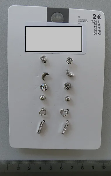 Set di orecchini «Ohrringe 6 Paar» (Tedi)