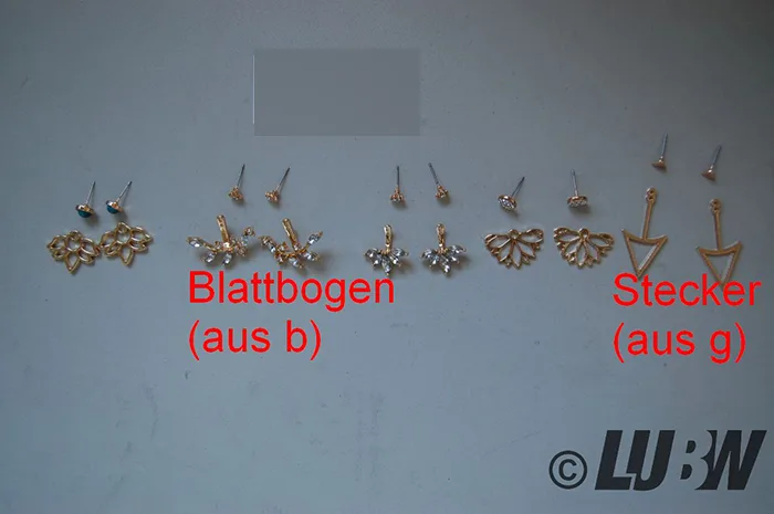 Set di orecchini «Ohrstecker-Set für Damen, Mädchen, hohle Lotusblüte, Ohrringe, Jacken, Kristall, schlich…» — foto 3 dell'alert INFO/00069/22