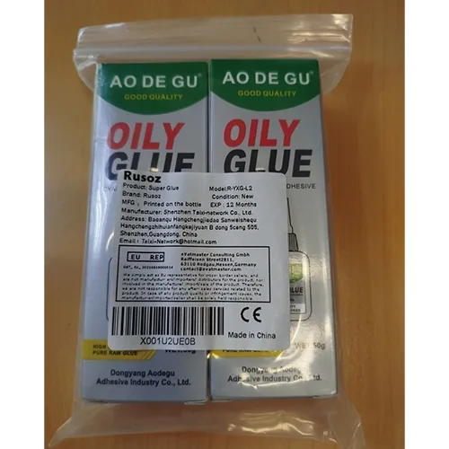 Colla «OILY GLUE - Cyanoacrylate Adhesive» — foto 2 dell'alert SR/02157/26
