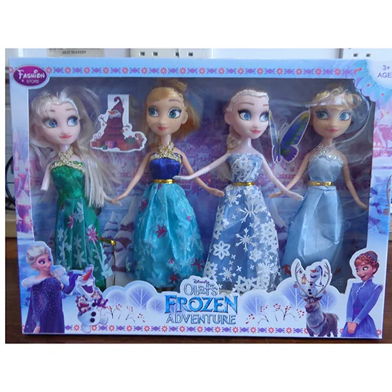 Set di bambole in plastica «olaf's FROZEN adventure»