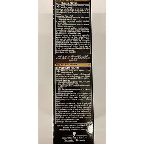 Tinture per capelli «Oleo Intense Professional Performance» — foto 4 dell'alert SR/01921/25