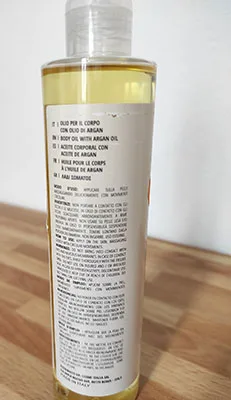 Olio per il corpo «Olio corpo argan» — foto 2 dell'alert A12/02085/23