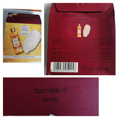 Olio da bagno «OLIO DOCCIA» (Tesori d'Oriente)
